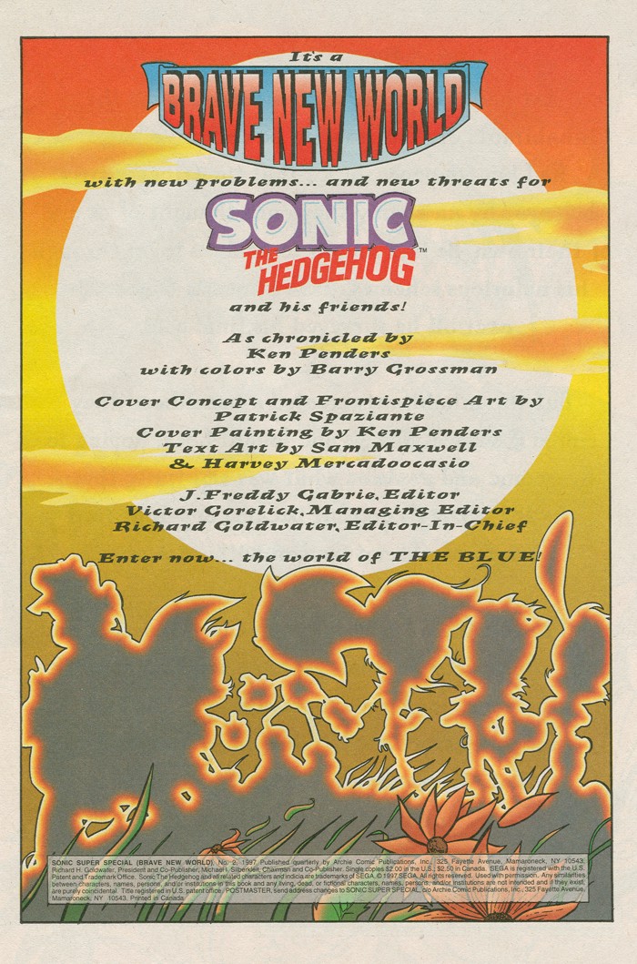 Sonic - Archie Adventure Series (Special) 1997b  Page 01